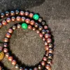 Green bead Buddhist prayer bead bracelet handicraft accessory Specification image